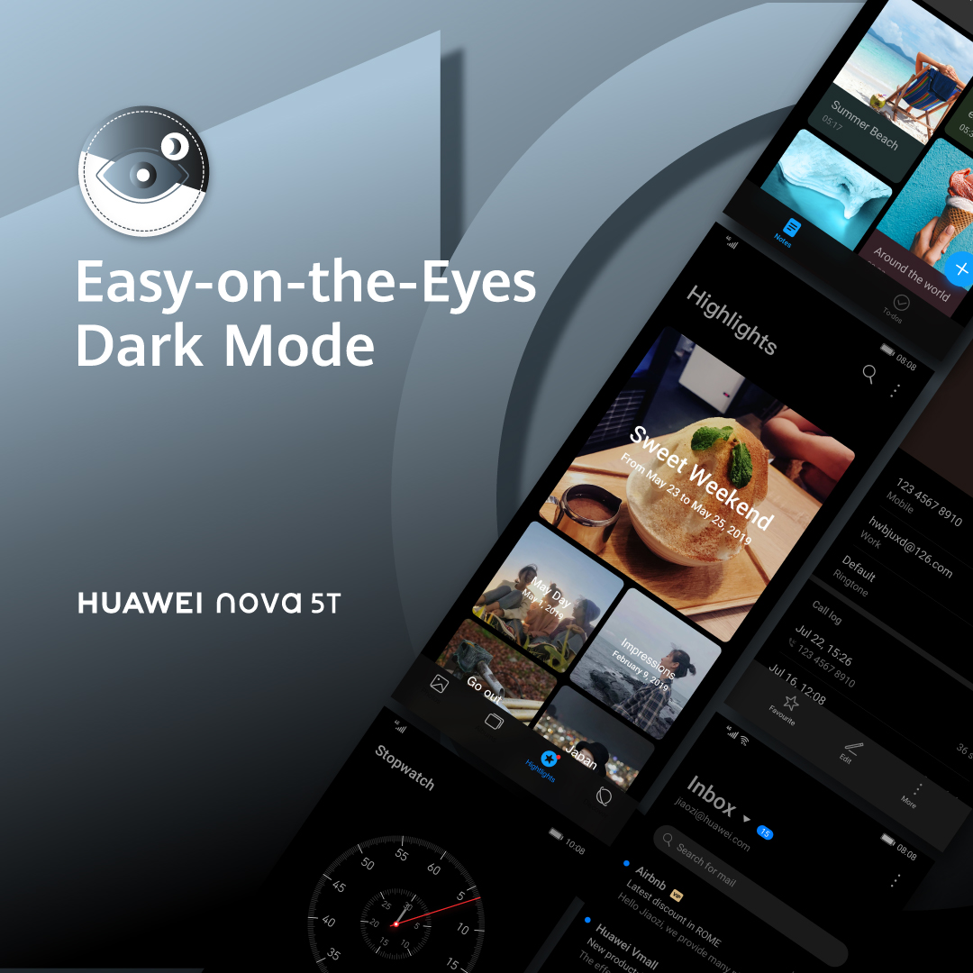 EMUI 10 on HUAWEI nova 5T