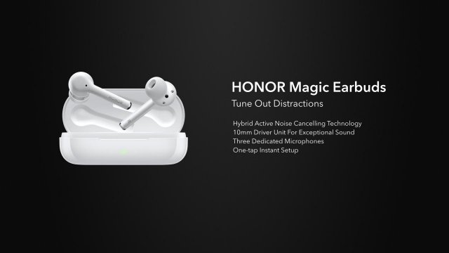 Honor เผยโฉม Magic Earbuds หูฟัง TWS มีตัดเสียงรบกวนระหว่างโทร