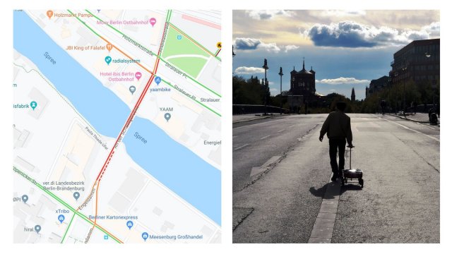 ศิลปินสายปั่น! ใช้สมาร์ทโฟน 99 เครื่อง สร้างรถติดหลอก Google Maps