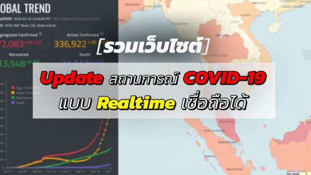 รวมแหล่งอัปเดตข้อมูล COVID-19 บนโลกออนไลน์ที่มีความน่าเชื่อถือ