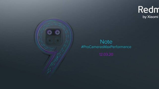 คอนเฟิร์ม Redmi Note 9 Series เปิดตัว 12 มีนาคมนี้