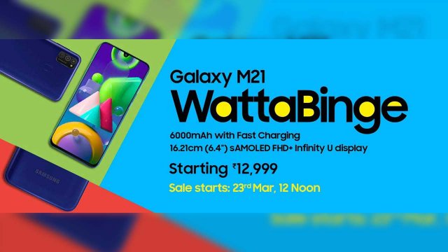 เปิดตัว Samsung Galaxy M21 ชิป Exynos 9611, กล้อง 3 ตัว 48MP และแบตฯ 6,000mAh