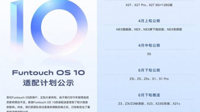 vivo ปล่อยไทม์ไลน์อัพเดต Android 10 ในจีน เริ่มชุดแรกกลางเดือนนี้