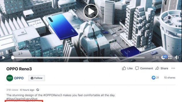OPPO จ่อเปิดตัว Reno3 เวอร์ชั่น Global วันที่ 16 มี.ค.นี้