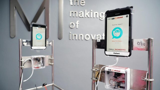Samsung ร่วมสนับสนุนคณะวิศวกรรมศาสตร์ จุฬาฯ พัฒนาหุ่นยนต์ CU-RoboCovid