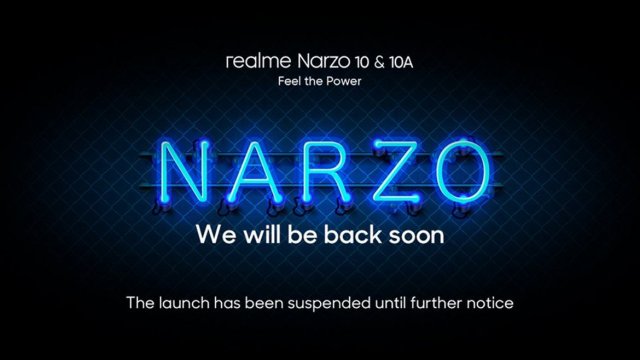 Realme เลื่อนงานเปิดตัว Narzo 10 series เนื่องจากสถานการณ์ COVID-19