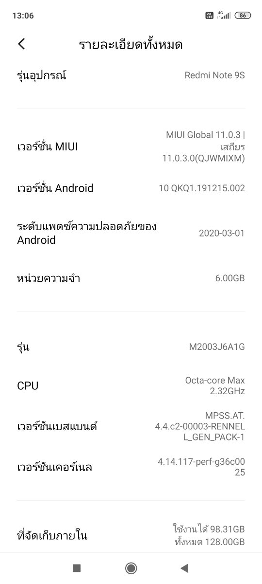 Redmi Note 9S