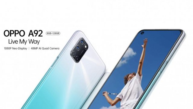 OPPO เปิดตัวรุ่นกลางน้องใหม่ A92 (รีแบรนด์ A72) ที่ มาเลเซีย