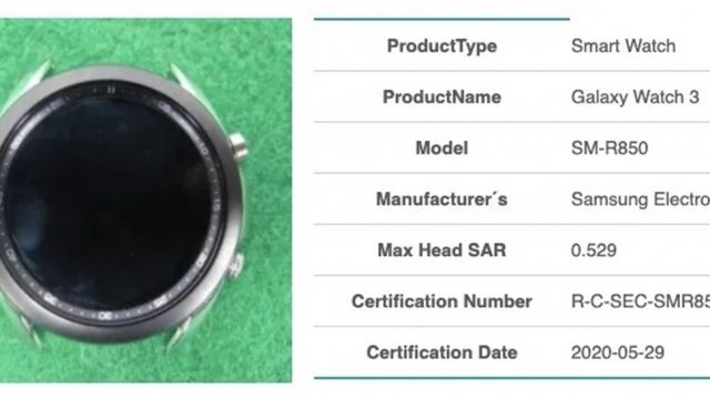 หลุดภาพจริง Samsung Galaxy Watch 3 ทั้งโมเดล SM-R850 / SM-R840