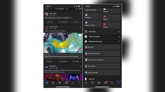 Facebook เริ่มปล่อยอัพเดต Dark mode สำหรับแอปฯ บน iOS แล้ว