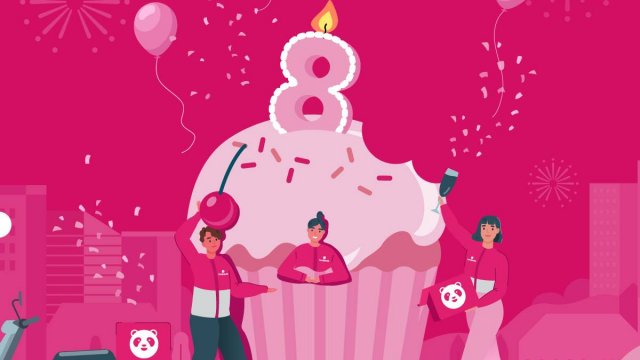 foodpanda ฉลองครบรอบ 8 ปี ในไทย จัดหนักลดสูงสุด 50% ตั้งแต่วันนี้ ถึง 4 ส.ค. นี้