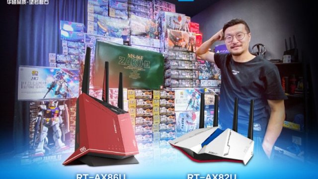 สาวกกันดั้มมีเฮ ASUS เปิดตัวเราเตอร์ Mobile Suit Gundam Special Edition