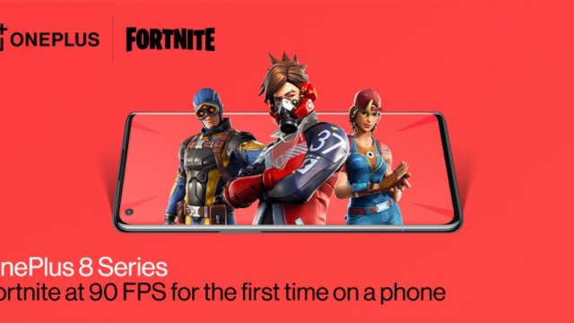 OnePlus 8 เป็นสมาร์ทโฟนรุ่นแรกที่รัน Fortnite ที่ 90 fps