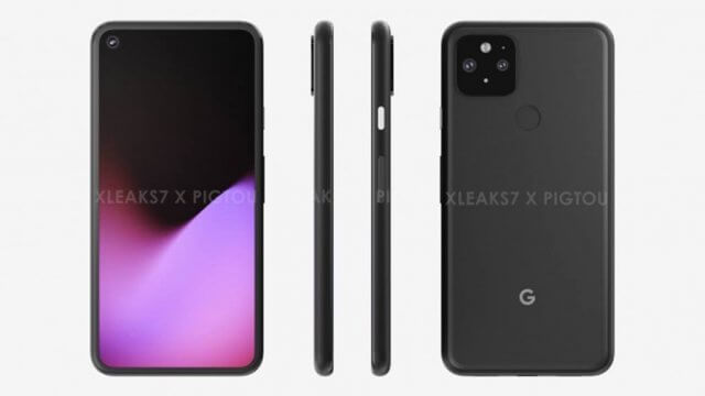 หลุดเรนเดอร์ Google Pixel 5 ดีไซน์คล้าย Pixel 4