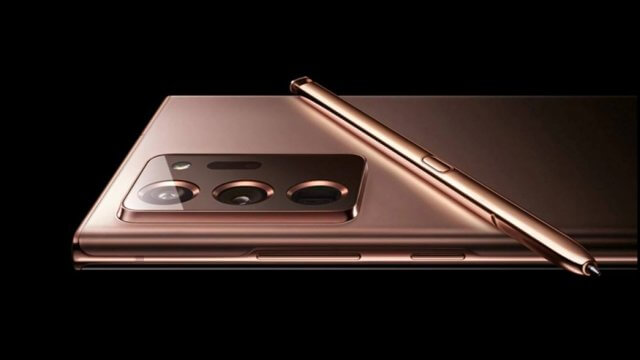 หลุดภาพ Samsung Galaxy Note20 Ultra สีทองแดง (Mystic Bronze)