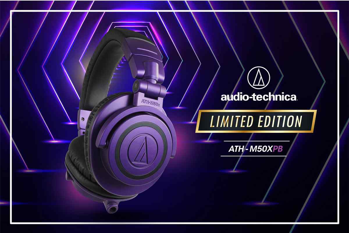 ATH-M50xBT Purple Black and ATH-M50x Purple Black