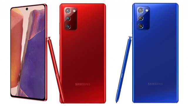 สวยอีกแล้ว! เผยภาพ Galaxy Note20 อีก 3 สีใหม่ แดง น้ำเงิน และชมพู จ่อวางขายในเกาหลี