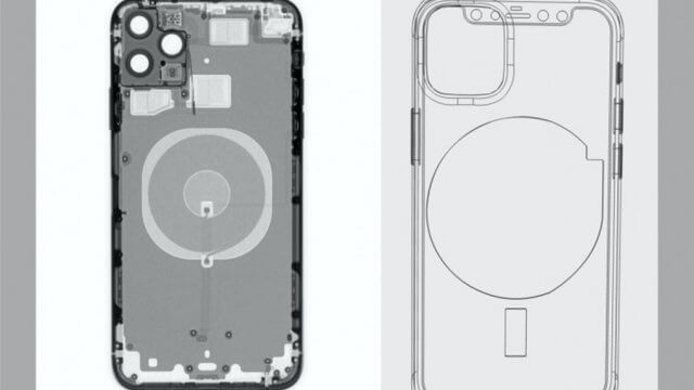 หลุดชิ้นส่วน iPhone 12 มีวงแหวนแม่เล็กเสริมประสิทธิภาพชาร์จไร้สาย