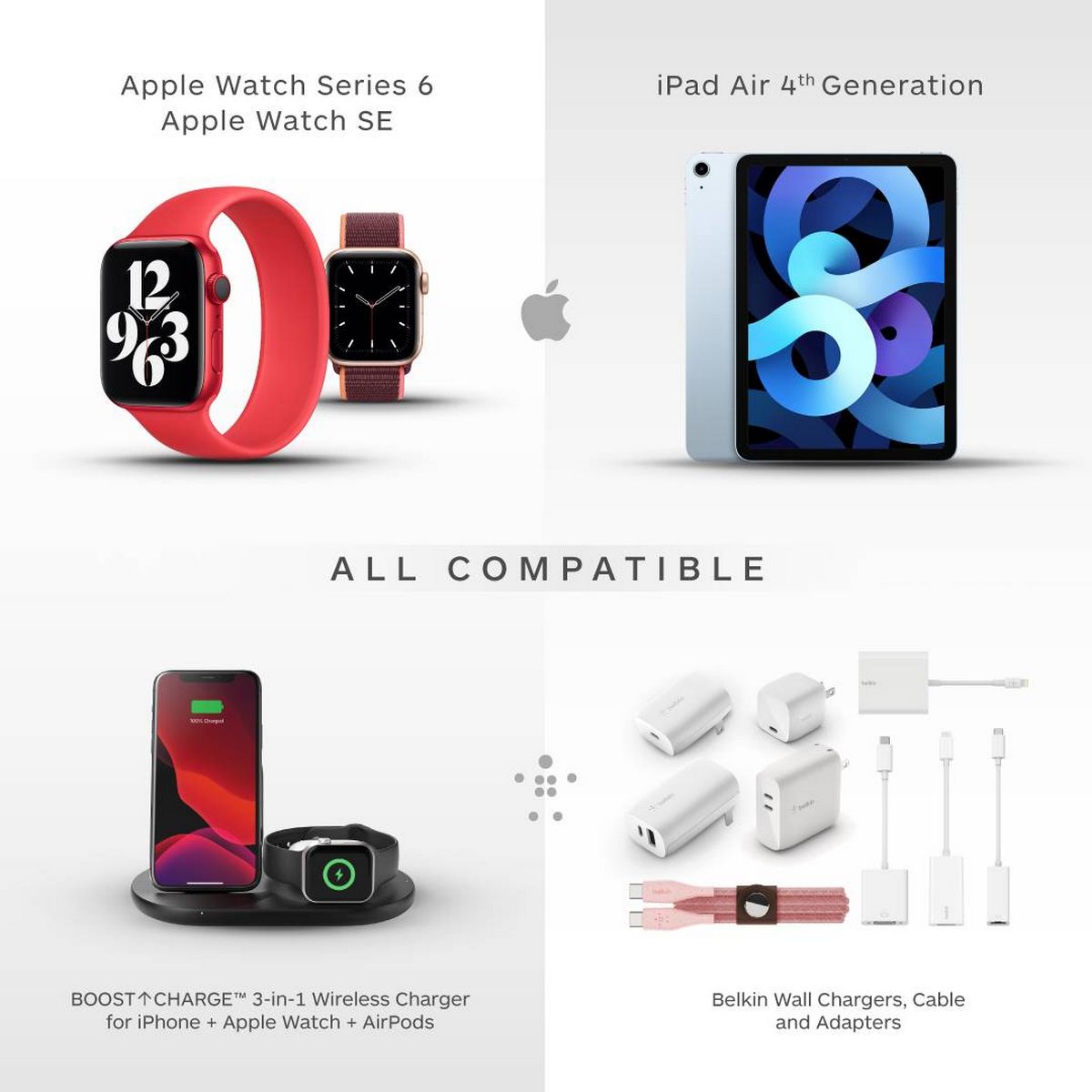 Belkin-Apple Watch Series 6 iPad Air 4th generation