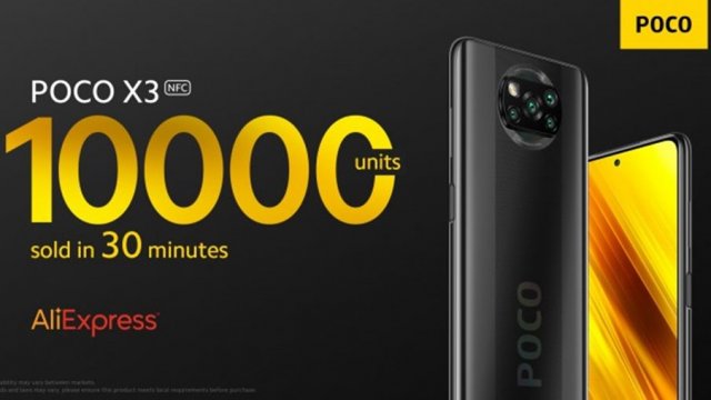 POCO X3 NFC ทำยอดขาย 10,000 เครื่องตั้งแต่ 30 นาทีแรกที่เปิดขาย