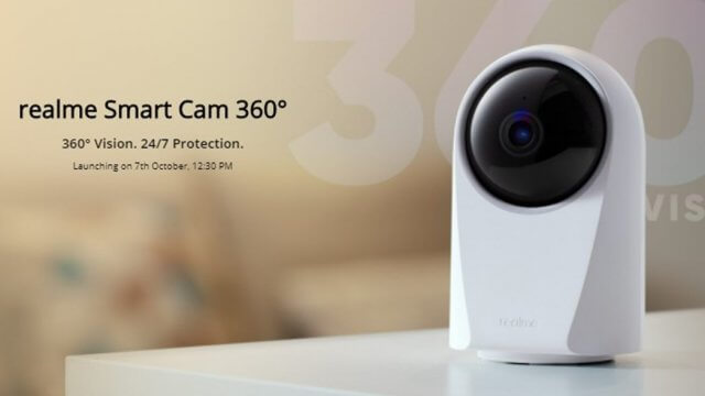 Realme คอนเฟิร์มเปิดตัว Smart Cam 360° วันที่ 7 ต.ค.นี้