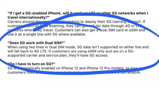 เผย iPhone 12 series ช่วงแรกจะไม่รองรับ 5G ในโหมด dual-SIM