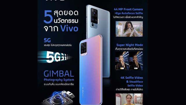 5 สุดยอดนวัตกรรมที่ Vivo มอบแก่ผู้บริโภคชาวไทยปีนี้