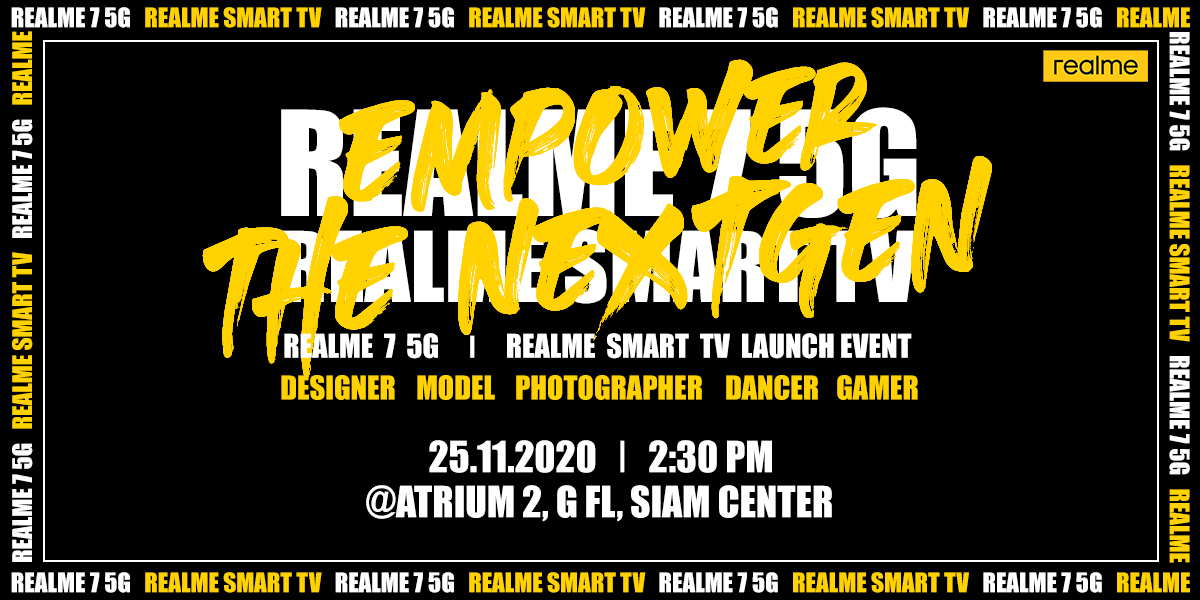 realme 7 5G & realme Smart TV Launch Event