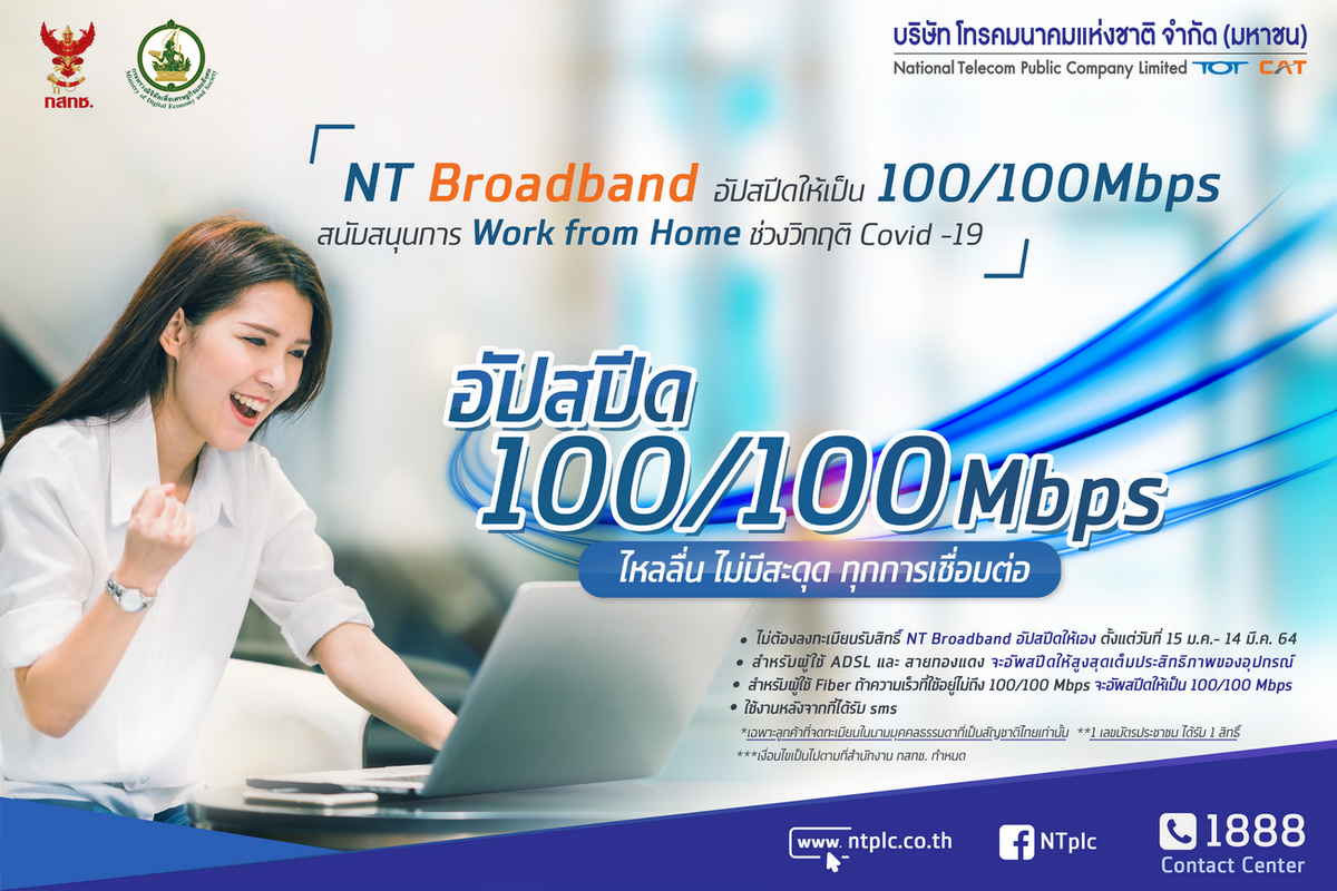 เน็ตบ้าน NT, โควิด-19