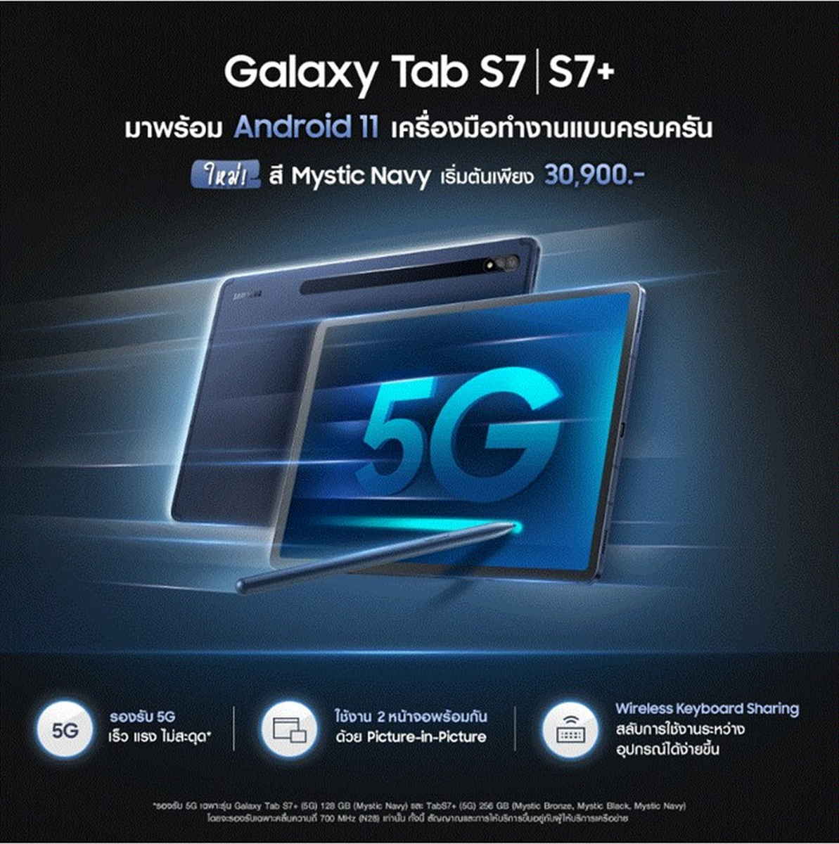 Samsung Galaxy Tab S7, Samsung Galaxy Tab S7+