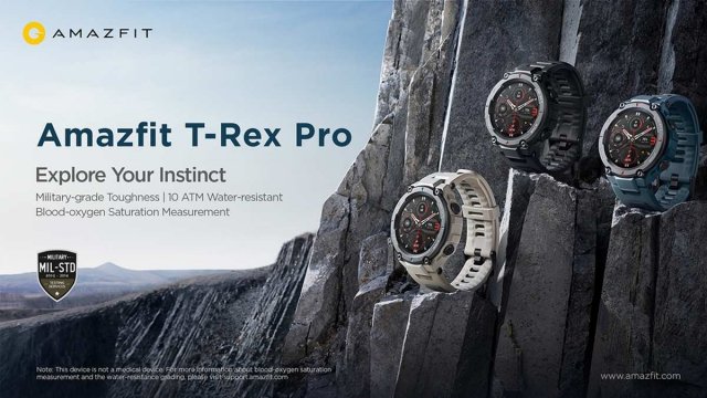 Amazfit T-Rex Pro สมาร์ทวอทช์สายลุย วางจำหน่ายแล้ววันนี้ในราคา 5,599 บาท
