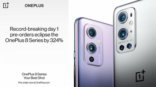 OnePlus 9 series โชว์สถิติ! ทำยอดจองวันแรกสูงกว่า 8-series ถึง 3 เท่า
