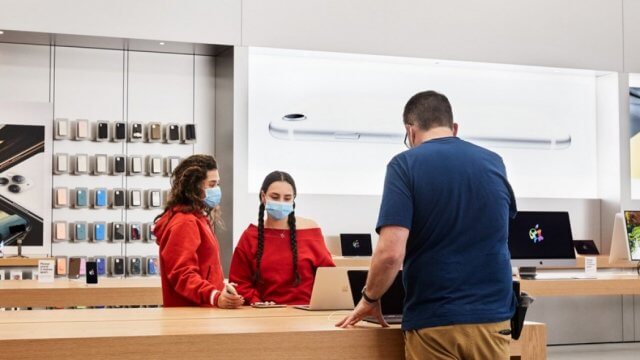 ร้าน Apple Store ในสหรัฐฯ กลับมาเปิดอีกครั้งหลังปิดยาวมาเกือบปี