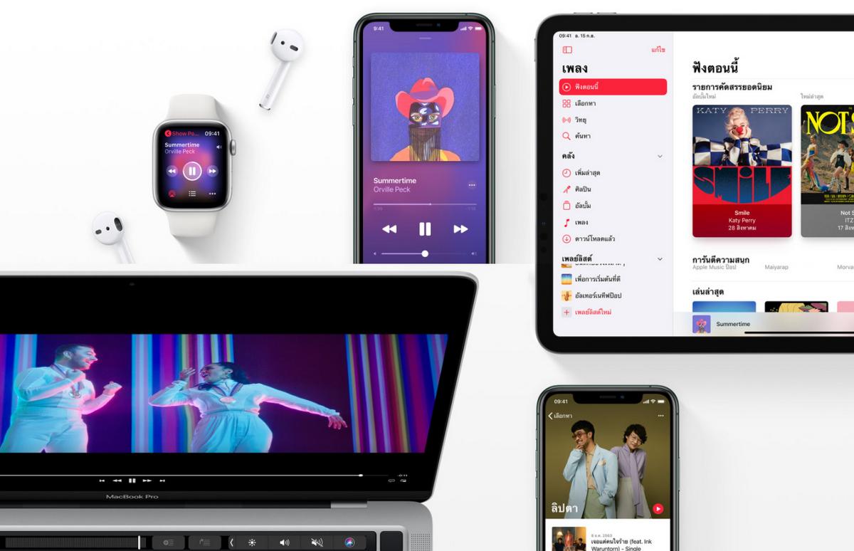 iCloud, App Store, App Arcade, Apple Music, Apple TV, iPhone 