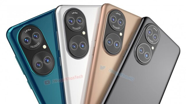 เผยภาพเรนเดอร์แบบชัดๆ ของ HUAWEI P50 ที่มีกล้องเบิ้มๆ