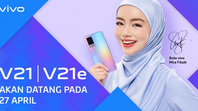 ยืนยัน vivo V21 และ V21e จะเปิดตัวที่มาเลเซีย 27 เม.ย. นี้