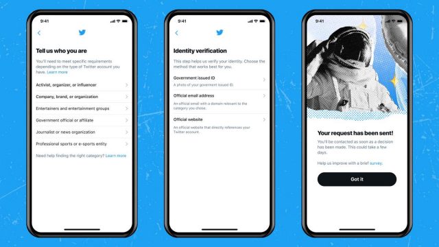 Twitter เปิดตัวการสมัคร “ยืนยันตัวตน” แบบใหม่ด้วยตนเอง!