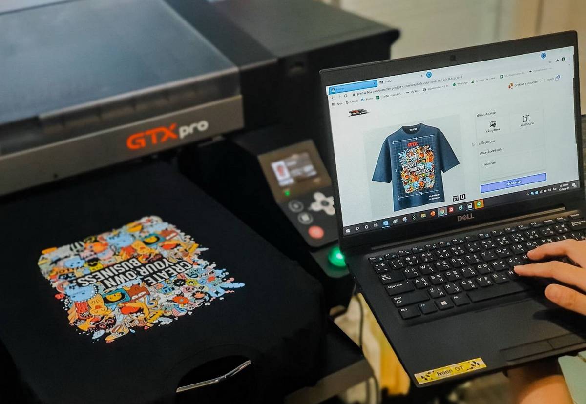 Brother GTX พัฒนาฟีเจอร์แพลตฟอร์มร้านค้าอัจฉริยะ print-it-flow.com