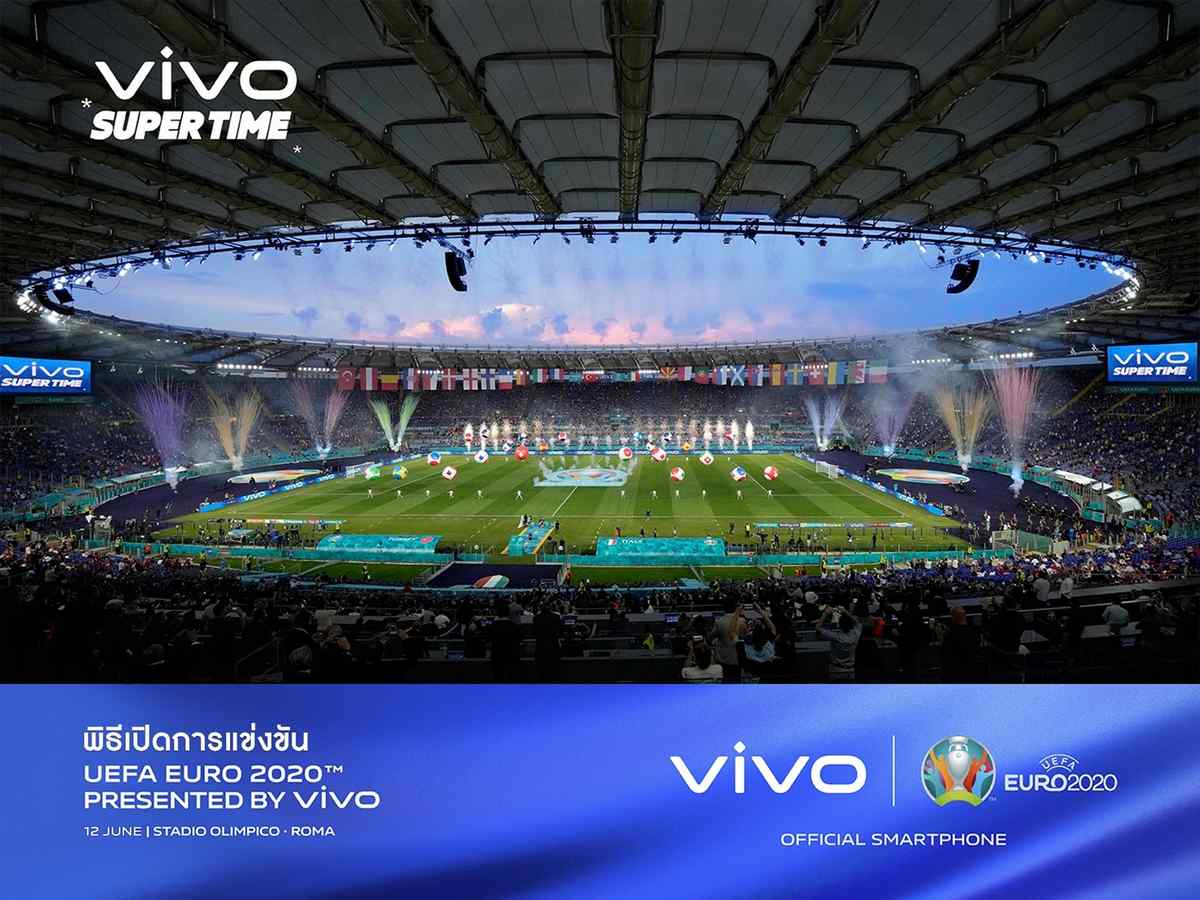 vivo ร่วมพิธีเปิดการแข่งขัน UEFA EURO 2020