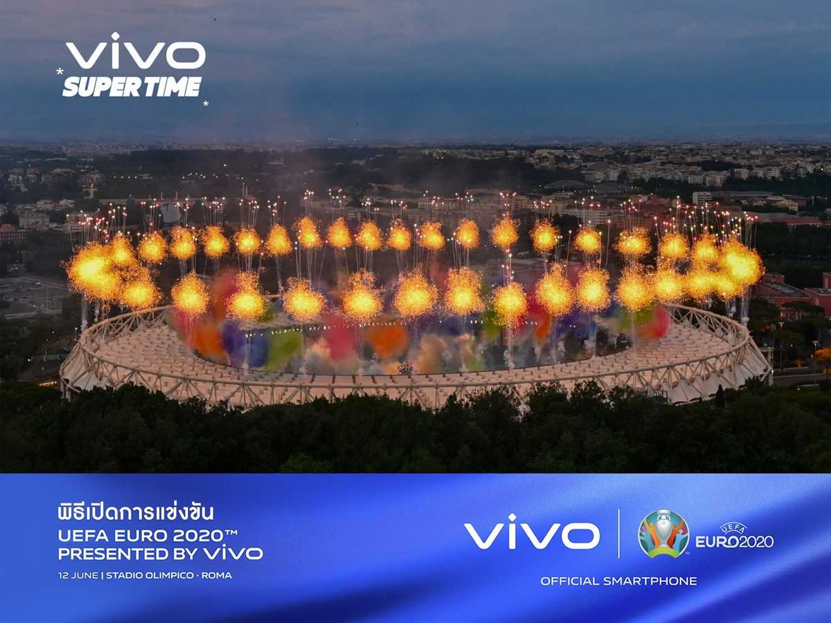 vivo ร่วมพิธีเปิดการแข่งขัน UEFA EURO 2020