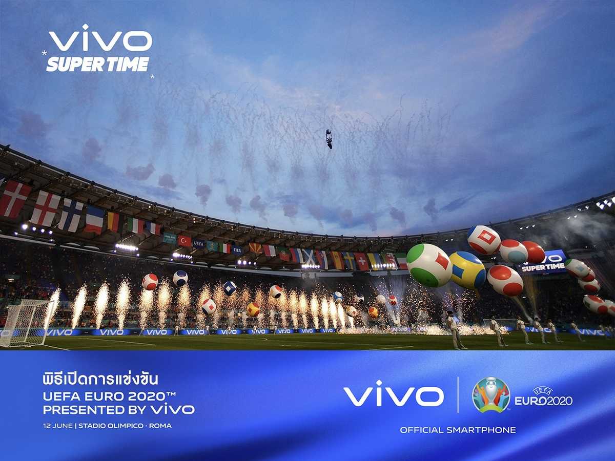 vivo ร่วมพิธีเปิดการแข่งขัน UEFA EURO 2020