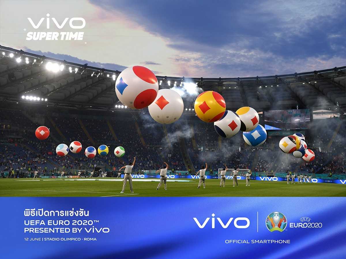vivo ร่วมพิธีเปิดการแข่งขัน UEFA EURO 2020