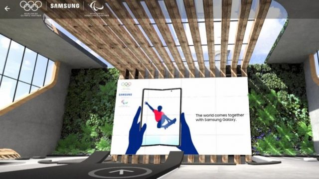 โผล่ภาพ Galaxy Z Fold3 ในส่วน Virtual Media Center ที่โตเกียวโอลิมปิก