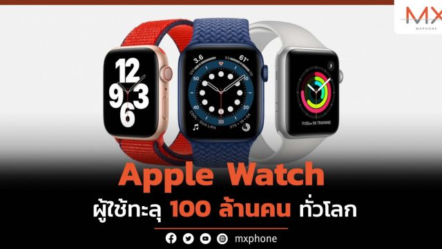 Apple Watch ยังครองตลาดนาฬิกาอัจฉริยะทั่วโลก มีผู้ใช้มากกว่า 100 ล้านคน