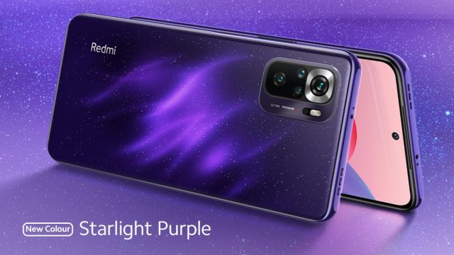 Redmi Note 10S สีใหม่ Starlight Purple จ่อเปิดตัวที่อินเดียและมาเลเซีย
