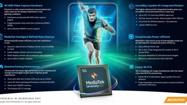 Mediatek เปิดตัว Dimensity 920 และ Dimensity 810 ชิป 6nm คาดใช้จริงใน Q3