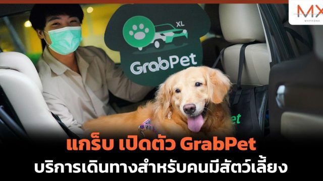 คนรักสัตว์มีเฮ! แกร็บ เปิดตัว GrabPet บริการเดินทางสำหรับคนมีสัตว์เลี้ยง