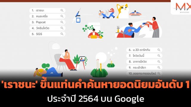 ‘เราชนะ’ ขึ้นแท่นคำค้นหายอดนิยมอันดับ 1 ปี 2564 บน Google