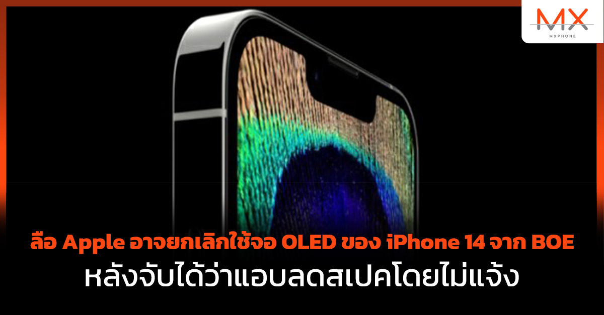 iPhone 14 BOE