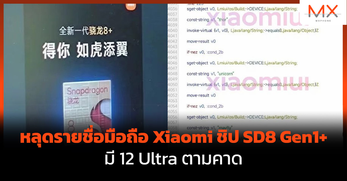 Xiaomi Snapdragon 8 Gen 1+